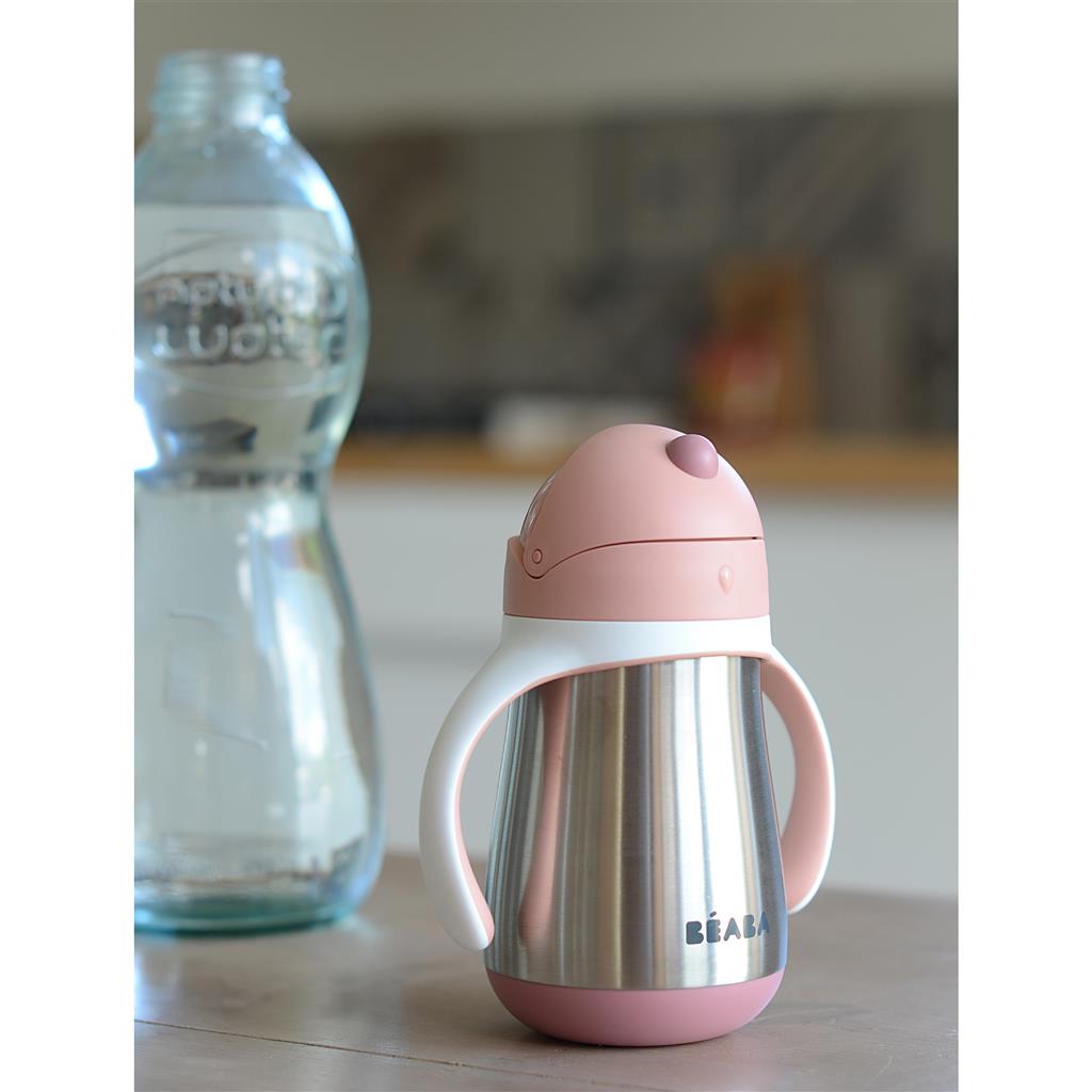 Drinkbeker met rietje 250ml