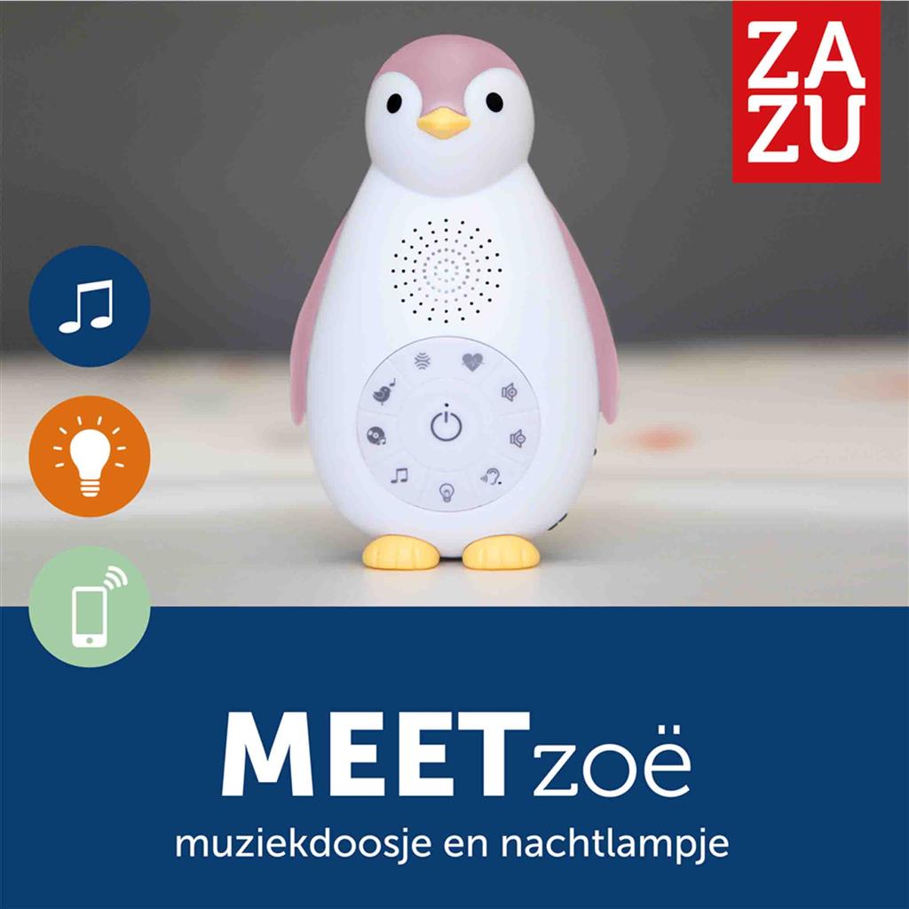 Nachtlampje (soundbox) pinguin Zoë