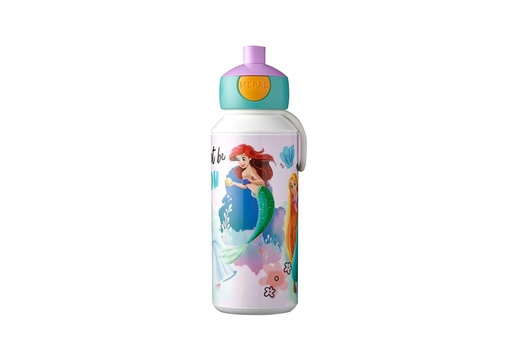 Drinkfles pop-up campus 400 ml disney princess