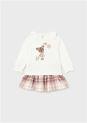 Set T-shirt + rok 74-Blush