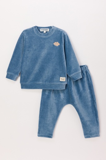 Set: sweater en broek blauw