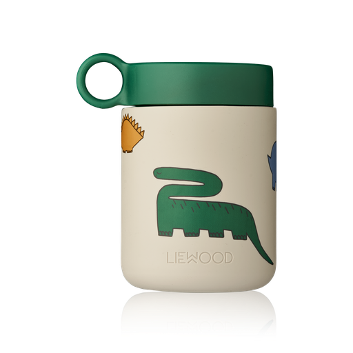 Thermos voor voeding Kian dinosaurs - mist