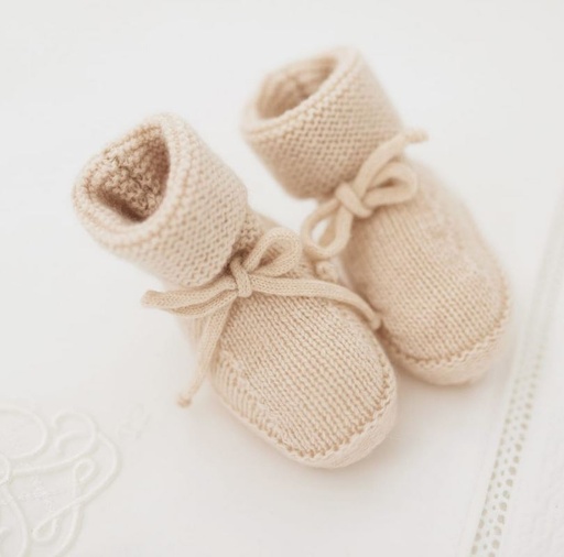 Babyslofjes cashmere zand