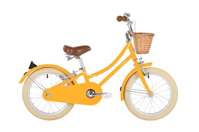 Fiets 16" gingersnap (incl mandje+wieltjes)