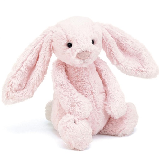 Knuffel verlegen konijn medium (31cm) pink