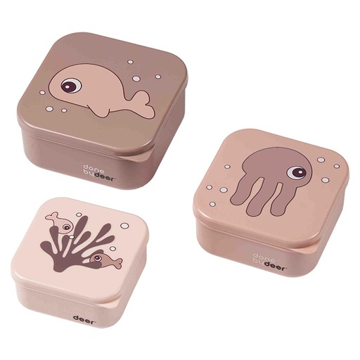 Snack box (3 stuks) sea friends powder