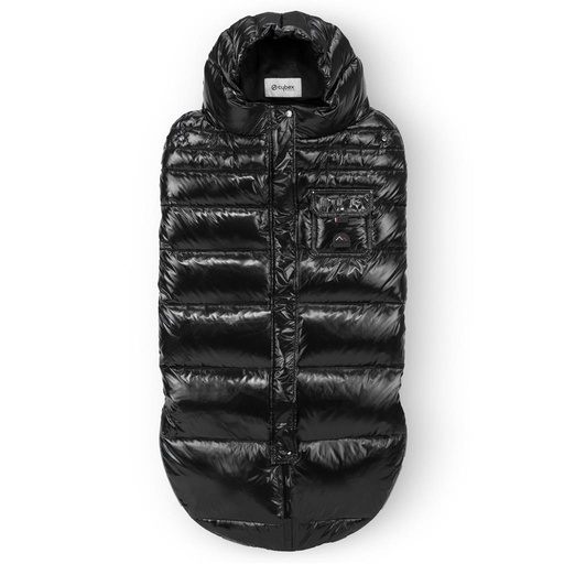 Voetenzak platinum (winter) deep black (black)