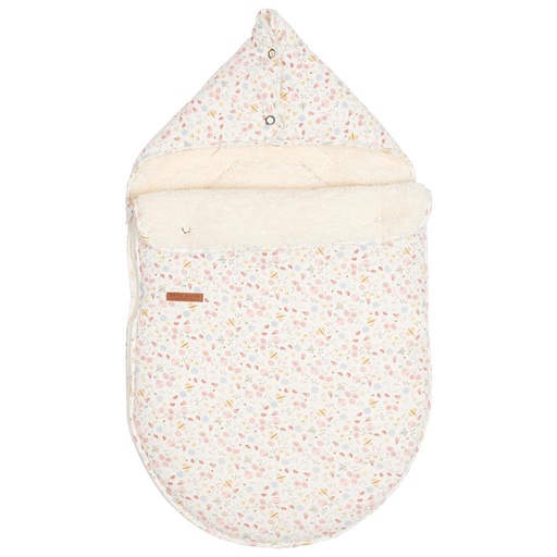 Voetenzak maxi-cosi flowers&butterfly pink