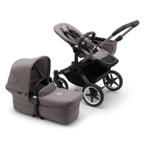 Kinderwagen Donkey5 (mono, complete) graphite-grey melange