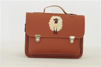 Boekentas sheep - chestnut